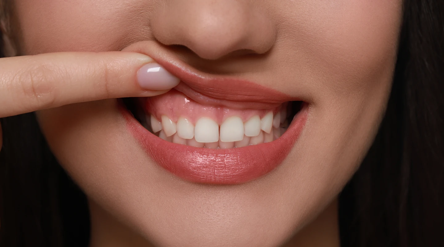 woman showing her gums (1)